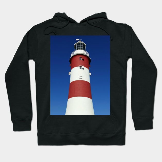 Smeaton's Tower, Plymouth Hoe Hoodie by Chris Petty